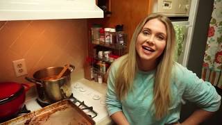 WHITE GIRL MAKES MENUDO RECIPE  BUZZFAM [upl. by Mirna]