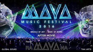 MAYA Music Festival 2016  Official Aftermovie The Big Head of Hanuman Thai EDM stage in THAILAND [upl. by Qifar897]