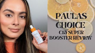 Paulas Choice C15 Super Booster Review  Nadia Vega [upl. by Zumwalt]