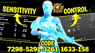 UPDATE 28 🔥 Best Zero Recoil Sensitivity settings amp Control settings CODE for Pubg MobileBGMI [upl. by Goulette]