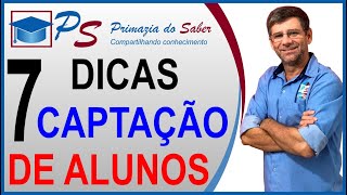 CAPTAÇÃO DE ALUNOS  COMO CAPTAR ALUNOS PARA AULAS PARTICULARES [upl. by Jocelin]