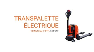 Transpalette électrique avec station de chargement  transpalettedirectfr [upl. by Erdrich]