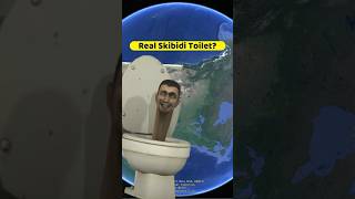 Real Skibidi Toilet caught on Google Earth ytshort skibidibopyesyesyes skibidi facts [upl. by Skerl252]