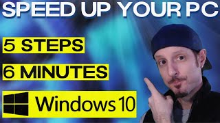 Fix Your Slow Computer  5 Easy Steps  Windows 10 2023 [upl. by Ennaxor274]