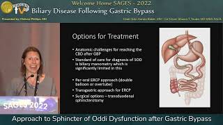 Approach to Sphincter of Oddi Dysfunction after Gastric Bypass [upl. by Sula]