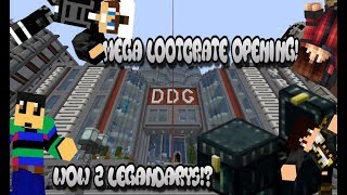 MineTopia 27 MEGA Lootcrate opening 2 LegandaryCrates [upl. by Nosirrah]