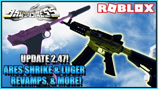 UPDATE 247 Ares Shrike amp Luger REVAMPS Map Improvements amp More  ROBLOX  Bad Business [upl. by Laspisa718]