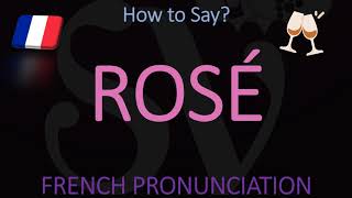 How to Pronounce Rosé Wine French Pronunciation [upl. by Goldberg]