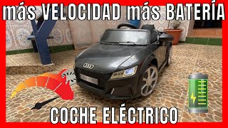 Cambiar motores y batería a coche eléctrico para niños [upl. by Hammel]