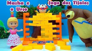 Masha e o Urso Tijolos  Jogo Construa e Destrua  Masha and The Bear Stricks Game amomashaeourso [upl. by Naresh]