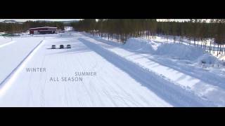 The benefit of winter tyres summer vs all season vs winter [upl. by Htenywg]