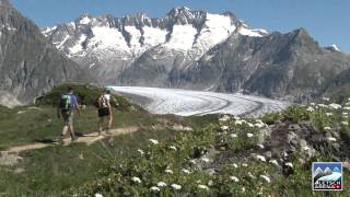 Aletsch Arena Aussichtspunkt Moosfluh [upl. by Werda]