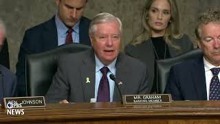 WATCH Sen Lindsey Graham questions acting Secret Service director on Trump rally shooting probe [upl. by Elleinwad]