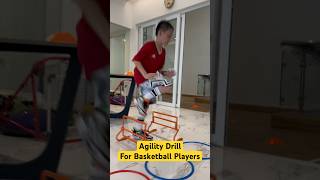 Agility Drill using ladder to Improve Speed as 8 Years Old Kids’ Exercise speedandagility [upl. by Hulbig]