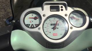 Aprilia Scarabeo 150 top speed [upl. by Mueller194]