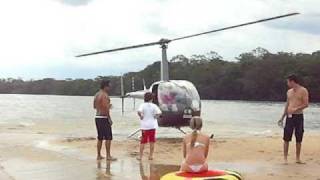 Helicoptero na Prainha de Porto Rico [upl. by Yuma]