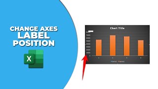 How to change axis label position in excel chart [upl. by Iilek765]