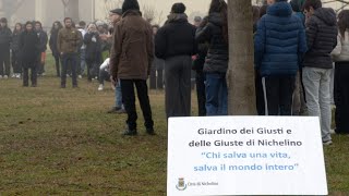 Nel Giardino dei Giusti di Nichelino 10 nuovi alberi [upl. by Benco]