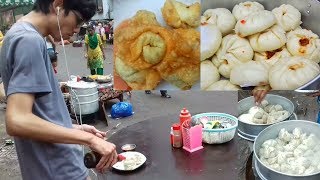 MOMOS HUB 🔥 Chinese Street food in kolkata 🍴 Tiretta Bazar 🔥 [upl. by Gan]