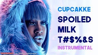 Cupcakke  Spoiled Milk Instrumental with Lyrics [upl. by Jobina]