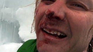 American climber documents escape from ice crevasse [upl. by Hanafee205]