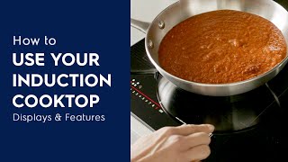 How to Use Your Induction Cooktop Displays amp Features [upl. by Atinreb881]