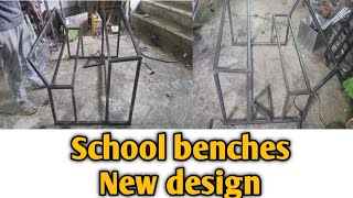 school bench New design  school bench New design for nursery class  school furniture design [upl. by Hewart]