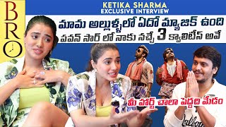 25 Questions For Ketika Sharma  Exclusive Interview  BRO Movie  Sai Dharam Tej  Pawan Kalyan [upl. by Attennaj]