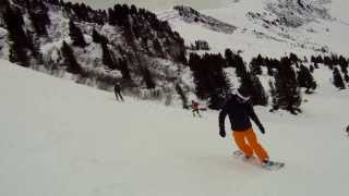 Harakiri black piste 18 Mayrhofen triple crash  GOPRO [upl. by Sebbie297]