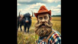 Paul Bunyan folk funnyshorts ai history machinelearning folktales history [upl. by Nosahc]