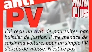 Un huissier veut saisir ma voiture pour un excès de vitesse Nestce pas disproportionné [upl. by Bluefield]