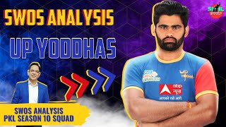 SWOS Analysis  UP Yoddhas  Can Pardeep Narwal make it big again PKL Season 10 [upl. by Anaya]