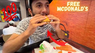 How to eat free McDonald’s 🍔😱 [upl. by Steven]