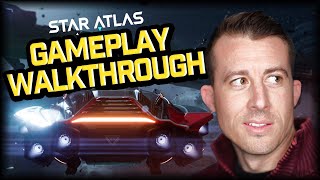 Star Atlas Gameplay Walkthrough with CEO Michael Wagner [upl. by Dode]