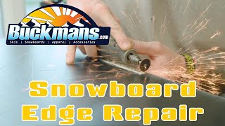 How Buckmans Repairs a Snowboard Edge  The Workshop [upl. by Muriah]