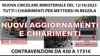 AGGIORNAMENTI SULLA NORMATIVA PORTA BICIMULTE DA 430€ A 1730 € DOBBIAMO METTERCI IN REGOLA [upl. by Earesed]