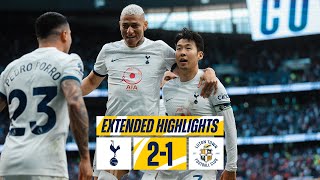 TOTTENHAM HOTSPUR 21 LUTON TOWN  PREMIER LEAGUE EXTENDED HIGHLIGHTS [upl. by Animar622]