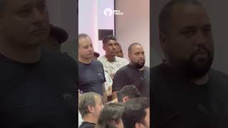 PAULINHO ACOMPANHA COLETIVA DE DESPEDIDA DO CÁSSIO [upl. by Judus720]