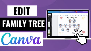 How To Edit Family Tree in Canva  Simple Steps for Customizing Family Trees [upl. by Xel]