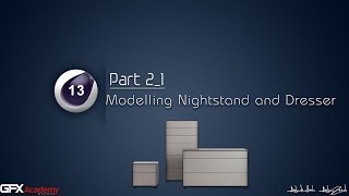 part1Modelling dresser and nightstand [upl. by Aicele]