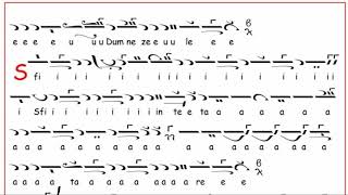 Doxologie Mare glas 4 leghetos de Hurmuz Hartofilax  Asmaticon Sfinte Dumnezeule pe larg [upl. by Anisor]