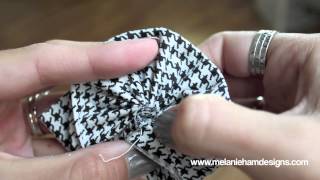 ♥♥ How To Make a Fast and Easy Fabric Flower ♥♥ [upl. by Zile]