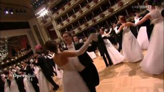 Waltz debutants Opera Ball 2014 in Vienna [upl. by Milly]