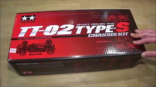 Tamiya TT02 TypeS Unboxing amp Kit Overview [upl. by Centonze]