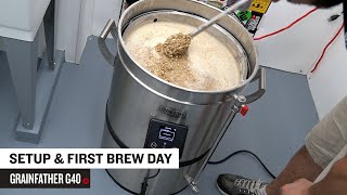 Grainfather G40 Setup and First Brew Day Dragons Silk Imperial Stout [upl. by Panaggio]