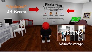 ROBLOX  Escape Room NEW  Walkthrough All 14 Rooms [upl. by Codel]