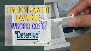 Funzionamento e simboli del cassetto del detersivo della lavatrice [upl. by Mccandless]