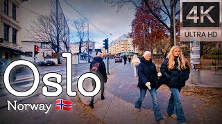 👣Walk with Me in Norway  Majorstuen in Oslo  4K experience  Autumn 2023👣 [upl. by Kiran]