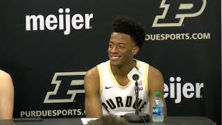 Purdue Players Postgame Media vs Xavier Nov 13 2023 [upl. by Nnaj361]