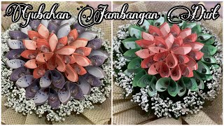 Tutorial Gubahan Jambangan Duit  Money Bouquet Arrangement Tutorial [upl. by Sluiter]